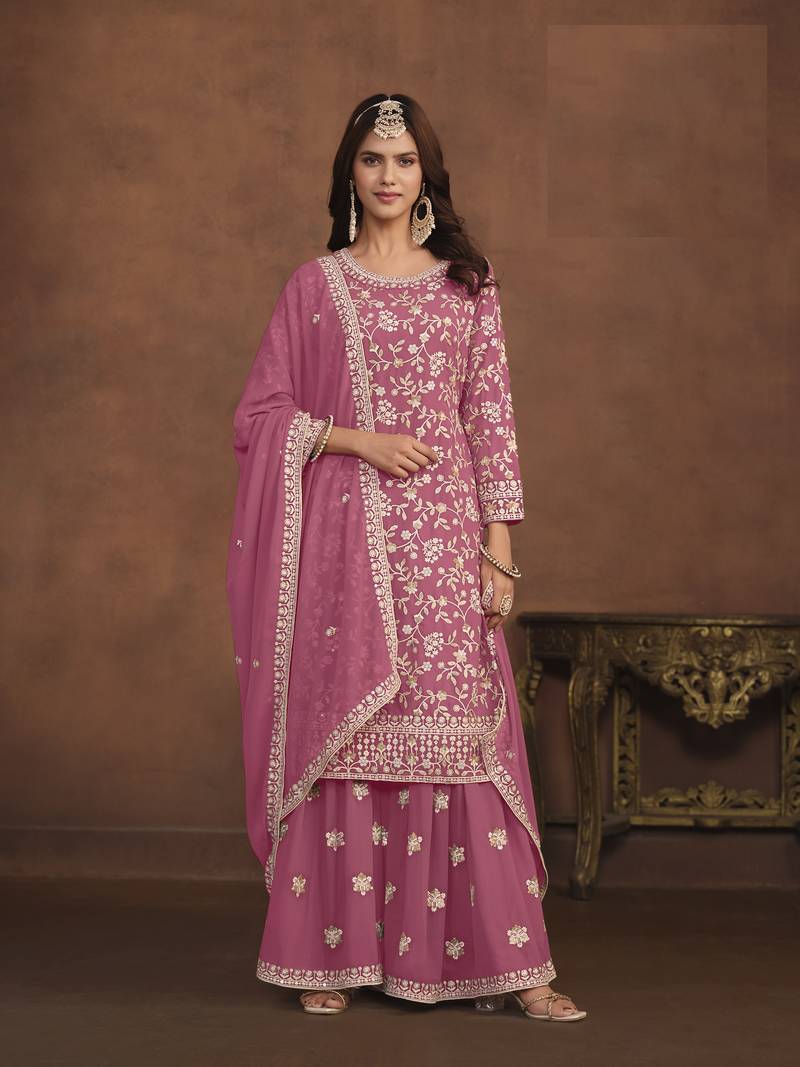 Printed palazzo suit set